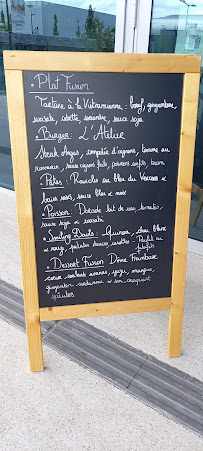 Restaurant l'Atelier de Nungesser à Valenciennes carte