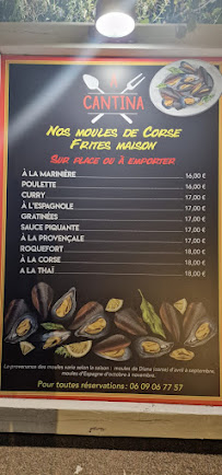 Restaurant La Cantina à Ajaccio - menu / carte