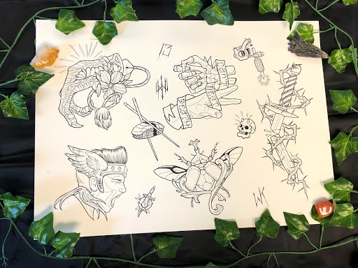 Explore dragon tattoos ideas, creative tattoo ideas in Kent, available at War Horse Ink