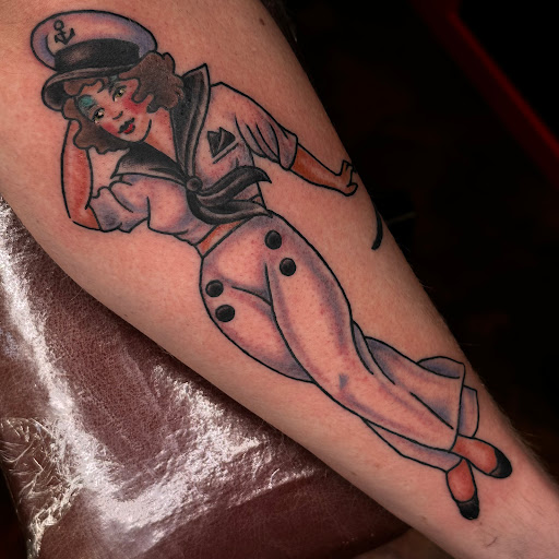 Explore lantern tattoo ideas, creative tattoo ideas in Libertyville, available at Lucky Seven Tattoo