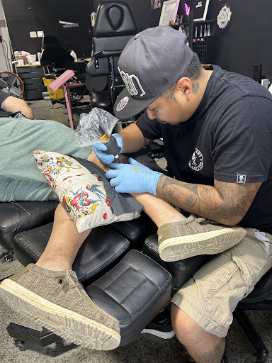 Explore flower sleeve tattoo ideas, creative tattoo ideas in Waxahachie, available at ExclusivE Tattoo and Barber