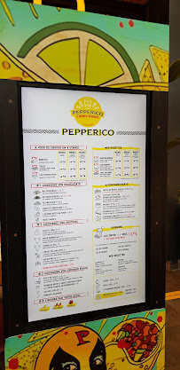 Carte du Pepperico Vélizy à Vélizy-Villacoublay