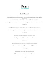 Menu du NAOS Restaurant à Ascea