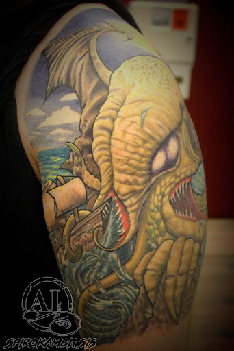 Explore heaven tattoo ideas for guys, creative tattoo ideas in Katy, available at Artistic Impressions Tattoo Studio