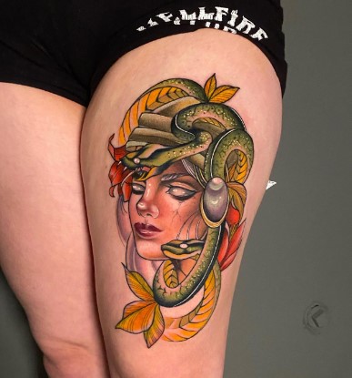 Explore ankle tattoo ideas, creative tattoo ideas in Woodstock, available at Lost Lagoon Tattoo