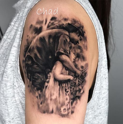 Explore realistic tattoo ideas, creative tattoo ideas in Sanford, available at Venom Ink Tattoo