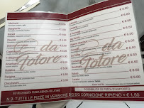 Menu du Bar Ristorante Pizzeria da Totore à Paternopoli