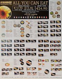 Menu du Himawary à Bolzano