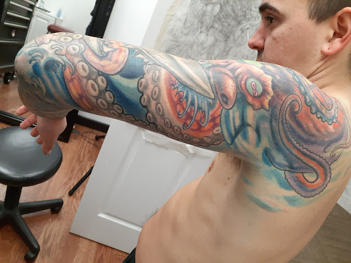 Explore tattoo ideas with initials, creative tattoo ideas in New Brunswick, available at Art & Tattoo Emporium