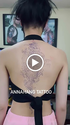 Explore tattoo background shading ideas, creative tattoo ideas in Garden Grove, available at Anna Hang Tattoo
