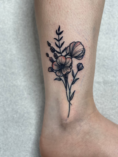 Explore female arm tattoo ideas, creative tattoo ideas in Belgrade, available at The Loyal Sparrow Tattoo and Piercing