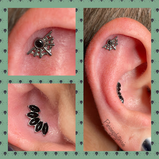Explore scroll tattoo ideas, creative tattoo ideas in Fort Walton Beach, available at Piercings by Torrie