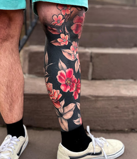 Explore men's behind the ear tattoo ideas, creative tattoo ideas in Bellefonte, available at Juniper Studio
