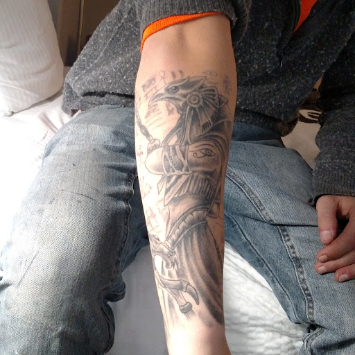 Explore back of hand tattoo ideas, creative tattoo ideas in Charlottesville, available at Mystic Tattoo and Body Piercing