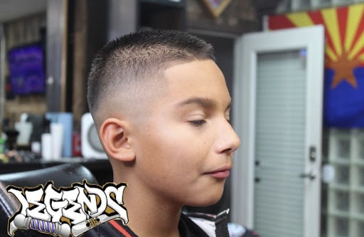 Explore jersey tattoo ideas, creative tattoo ideas in Glendale, available at Legends 2 Barbershop & Tattoo Parlor