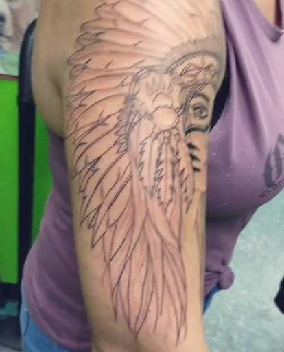 Explore ice hockey tattoo ideas, creative tattoo ideas in Vancouver, available at Studio X Tattoos & Piercings