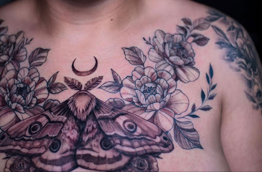 Explore tattoo filler ideas for a woman, creative tattoo ideas in San Diego, available at Hustle Tattoo & Piercing Studio