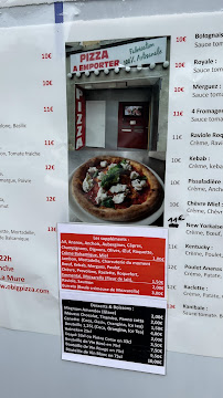 OBIG pizza à La Mure carte