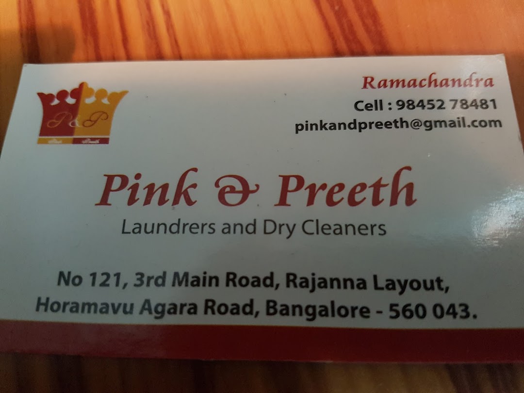 Pink & Preeth Launders & Dry Cleaning
