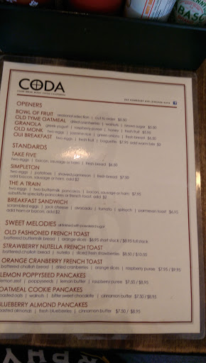 Restaurant «Cafe Coda», reviews and photos, 265 Humboldt Ave, Chico, CA 95928, USA