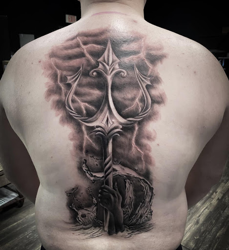 Explore family word tattoo ideas, creative tattoo ideas in Goose Creek, available at Red Kirin Tattoo