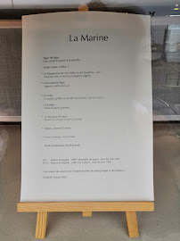 La Marine à Noirmoutier-en-l'Île menu