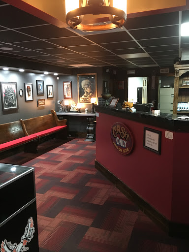 Explore crime scene tattoo ideas, creative tattoo ideas in Bridgeport, available at Breaking skin tattoo and body piercing