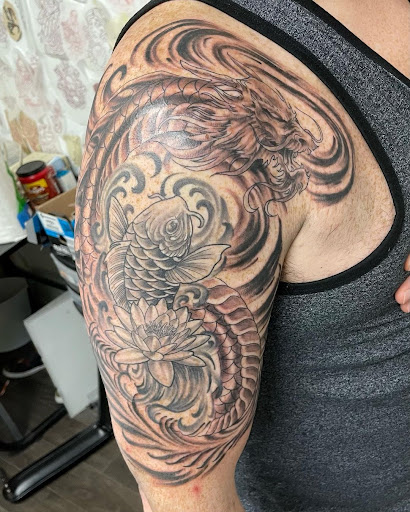 Explore princess mononoke tattoo ideas, creative tattoo ideas in Gloucester City, available at 12 oz. Studios Tattoos and Piercing Brooklawn