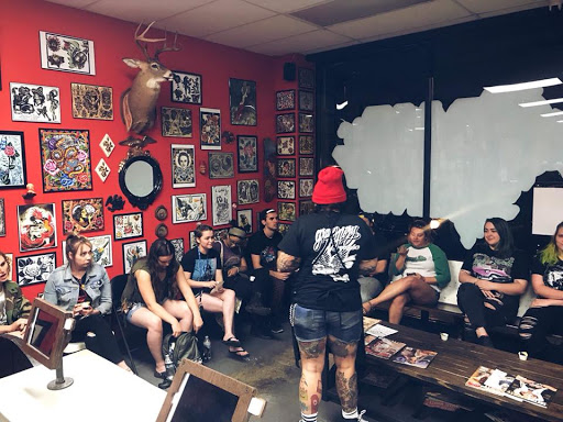 Explore cute witchy tattoo ideas, creative tattoo ideas in Murfreesboro, available at Grace & Glory Tattoo