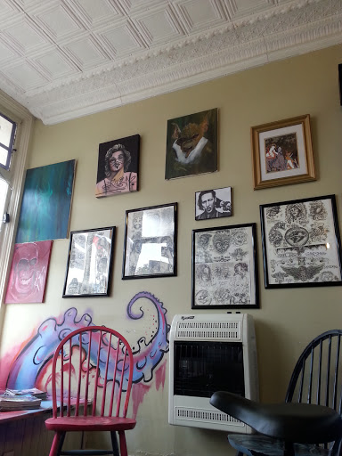 Explore sticker tattoo ideas, creative tattoo ideas in Buffalo, available at Madd Ink Tattoo & Piercing