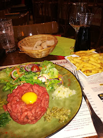 Steak tartare du Restaurant français Brasserie Audomaroise à Saint-Omer - n°3