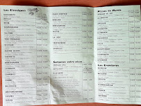 Menu du SOS Pizzas à Lons-le-Saunier