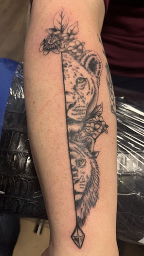 Explore nail technician tattoo ideas, creative tattoo ideas in Sunbury, available at Spot of Ink