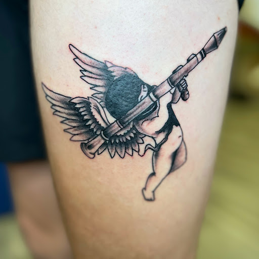 Explore american eagle tattoo ideas, creative tattoo ideas in Watford City, available at Soulful Ink Studios