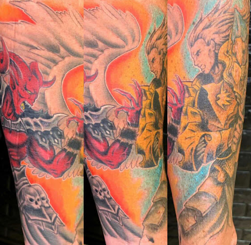 Explore denver nuggets tattoo ideas, creative tattoo ideas in Kenosha, available at Kenosha Tattoo Company