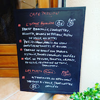 Menu / carte de Cafe passion à Aix-en-Provence