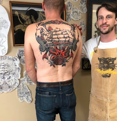 Explore rubber duck tattoo ideas, creative tattoo ideas in Ironwood, available at Iron Ink Tattoos