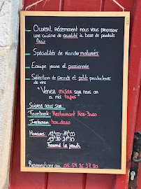 Restaurant à viande Hor Dago à Saint-Jean-de-Luz - menu / carte