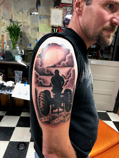 Explore butterfly vine tattoo ideas, creative tattoo ideas in Black River Falls, available at Black River Tattoo