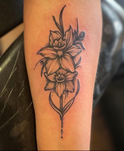 Explore side stomach tattoo ideas, creative tattoo ideas in Maple Lake, available at Earth Child Tattoo