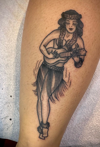 Explore dark humor tattoo ideas, creative tattoo ideas in Honolulu, available at Aloha Tattoo Waikiki Hilton Hawaiian Village Rainbow Bazaar
