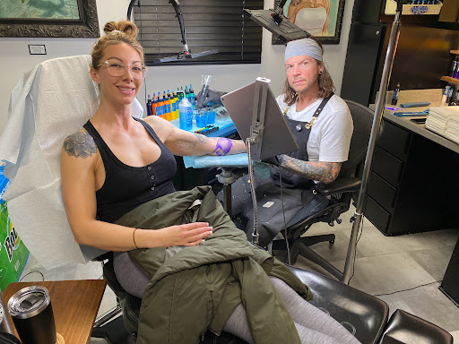 Explore tattoo ideas inside arm, creative tattoo ideas in Marietta, available at Sink or Swim Studio and Gallery