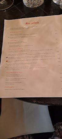 Petits Mets Costauds à Bordeaux menu