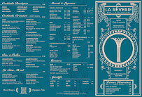 Menu / carte de La Reverie - Bar Restaurant Club à Paris