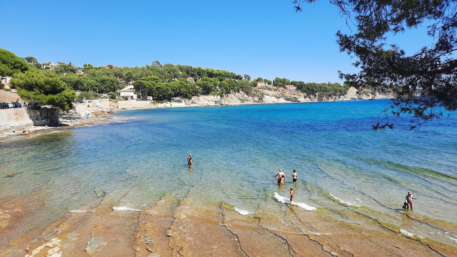 Foto de Plage d'Arene Cros com terreno rochoso superfície