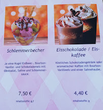 Menu du Naumanns Schuppen à Aken (Elbe)