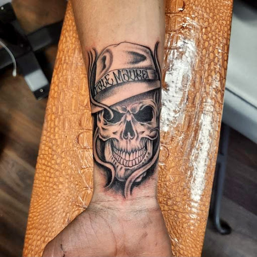 Explore face tattoo ideas woman, creative tattoo ideas in Plano, available at Karma Ink Tattoos Piercing, Clothing & Jewelry