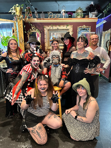 Explore tattoo hand ideas, creative tattoo ideas in Bloomington, available at Crystal Moon Body Arts