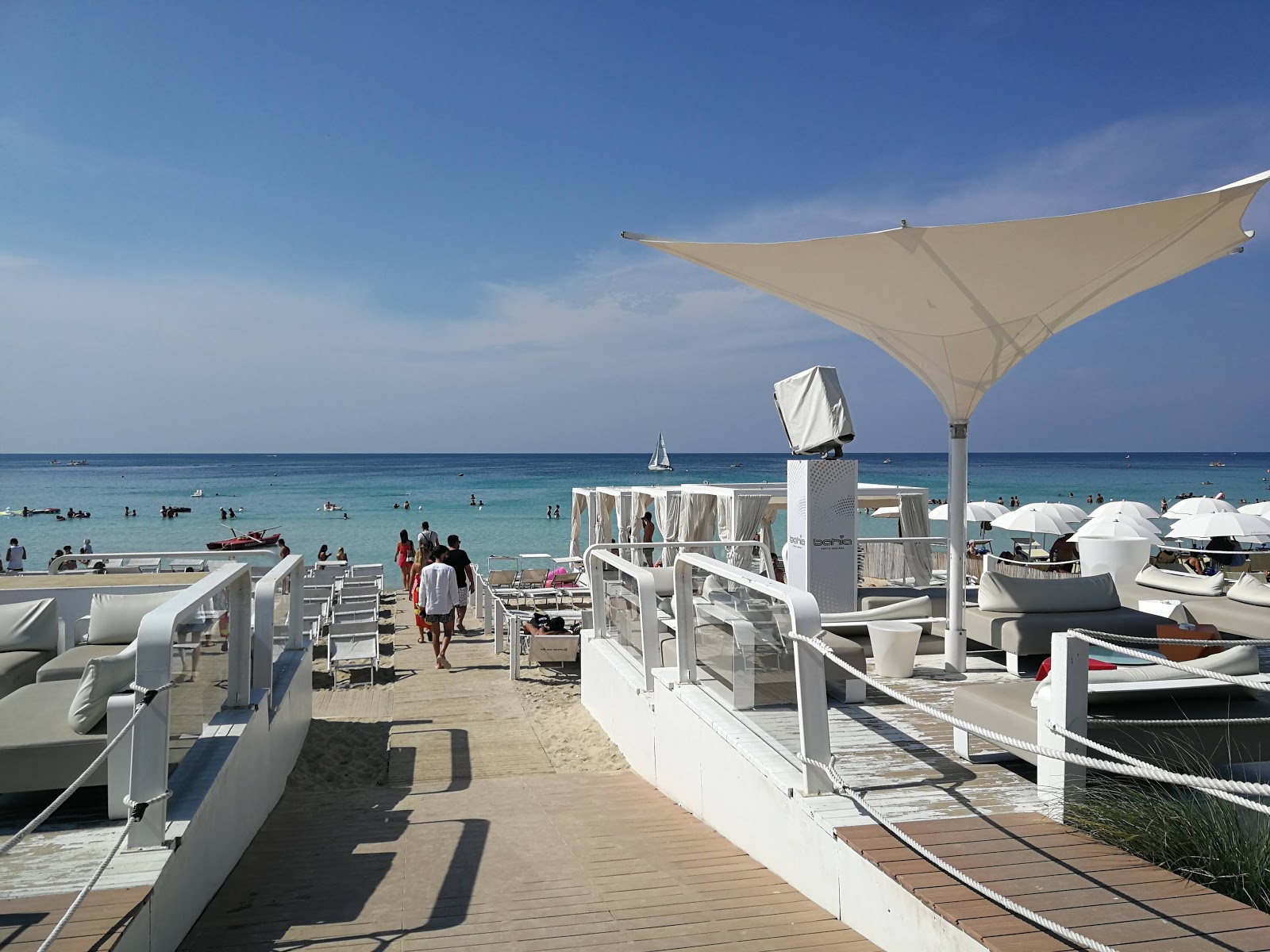 Foto de Spiaggia di Torre Lapillo - recomendado para viajantes em família com crianças