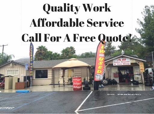 Auto Repair Shop «AB Auto Repair & Tire Shop», reviews and photos, 15353 Grand Ave, Lake Elsinore, CA 92530, USA